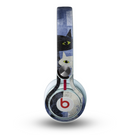 The Abstract Black & White Cats Skin for the Beats by Dre Mixr Headphones