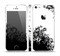 The Abstract Black & White Swirls Skin Set for the Apple iPhone 5