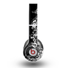 The Abstract Black & White Swirls Skin for the Beats by Dre Original Solo-Solo HD Headphones