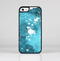 The Abstract Bleu Paint Splatter Skin-Sert for the Apple iPhone 5c Skin-Sert Case