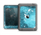 The Abstract Bleu Paint Splatter Apple iPad Mini LifeProof Nuud Case Skin Set