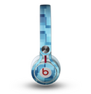 The Abstract Blue Cubed Skin for the Beats by Dre Mixr Headphones