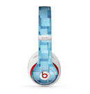 The Abstract Blue Cubed Skin for the Beats by Dre Studio (2013+ Version) Headphones