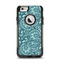 The Abstract Blue Feather Paisley Apple iPhone 6 Otterbox Commuter Case Skin Set