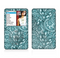 The Abstract Blue Feather Paisley Skin For The Apple iPod Classic