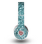 The Abstract Blue Feather Paisley Skin for the Original Beats by Dre Wireless Headphones