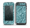 The Abstract Blue Feather Paisley Skin for the iPod Touch 5th Generation frē LifeProof Case