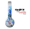 The Abstract Blue Floral Art Skin for the Beats by Dre Mixr Headphones