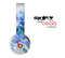 The Abstract Blue Floral Art Skin for the Beats by Dre Wireless Headphones