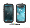 The Abstract Blue Paint Splatter Skin For The Samsung Galaxy S3 LifeProof Case