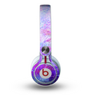 The Abstract Blue & Pink Surface Skin for the Beats by Dre Mixr Headphones