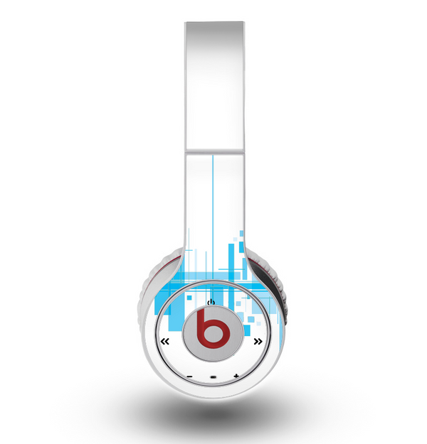 The Abstract Blue Skyline View Skin for the Original Beats by Dre Wireless Headphones
