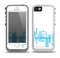 The Abstract Blue Skyline View Skin for the iPhone 5-5s OtterBox Preserver WaterProof Case