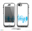 The Abstract Blue Skyline View Skin for the iPhone 5c nüüd LifeProof Case