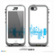 The Abstract Blue Skyline View Skin for the iPhone 5c nüüd LifeProof Case