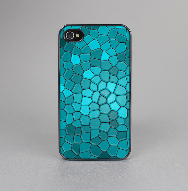 The Abstract Blue Tiled Skin-Sert for the Apple iPhone 4-4s Skin-Sert Case