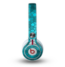 The Abstract Blue Tiled Skin for the Beats by Dre Mixr Headphones