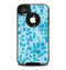 The Abstract Blue Triangular Cubes Skin for the iPhone 4-4s OtterBox Commuter Case
