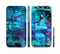 The Abstract Blue Vibrant Colored Art Sectioned Skin Series for the Apple iPhone 6 Plus
