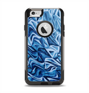 The Abstract Blue Water Pattern Apple iPhone 6 Otterbox Commuter Case Skin Set