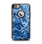 The Abstract Blue Water Pattern Apple iPhone 6 Otterbox Defender Case Skin Set