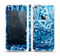 The Abstract Blue Water Pattern Skin Set for the Apple iPhone 5s