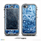 The Abstract Blue Water Pattern Skin for the iPhone 5c nüüd LifeProof Case