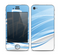 The Abstract Blue & White Future City View Skin for the Apple iPhone 4-4s