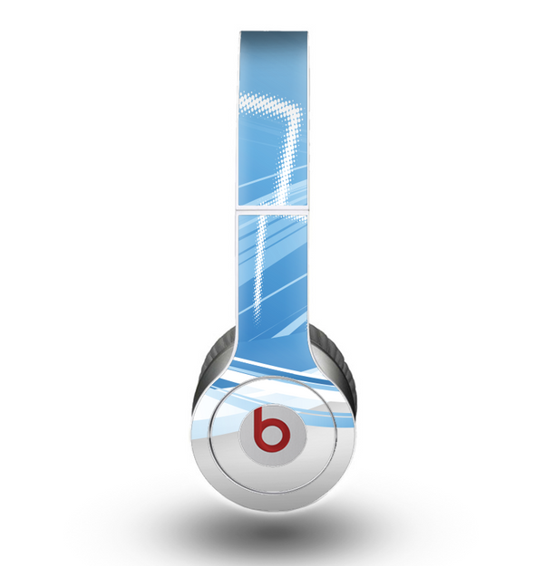 The Abstract Blue & White Future City View Skin for the Beats by Dre Original Solo-Solo HD Headphones
