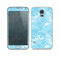 The Abstract Blue and Brown Shaped Aztec Skin For the Samsung Galaxy S5