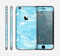 The Abstract Blue & White Waves Skin for the Apple iPhone 6