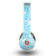 The Abstract Blue & White Waves Skin for the Beats by Dre Original Solo-Solo HD Headphones