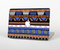 The Abstract Blue and Brown Shaped Aztec Skin for the Apple MacBook Pro Retina 13"
