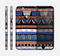 The Abstract Blue and Brown Shaped Aztec Skin for the Apple iPhone 6
