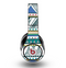 The Abstract Blue and Green Triangle Aztec Skin for the Original Beats by Dre Studio Headphones