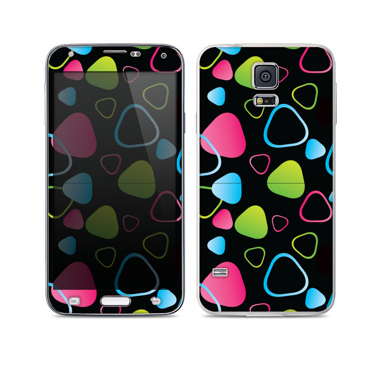 The Abstract Bright Colored Picks Skin For the Samsung Galaxy S5
