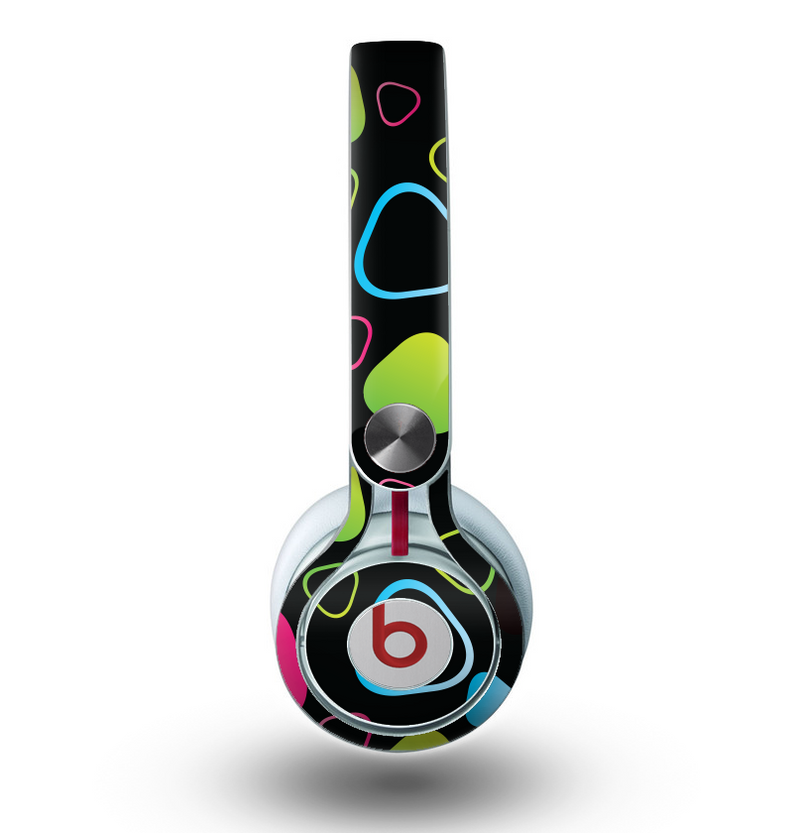 The Abstract Bright Colored Picks Skin for the Beats by Dre Mixr Headphones