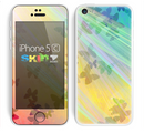 The Abstract Color Butterfly Shadows Skin for the Apple iPhone 5c