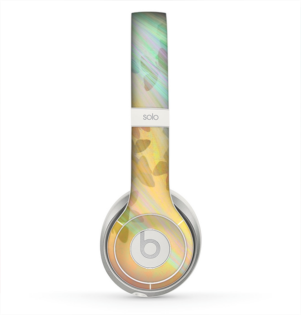 The Abstract Color Butterfly Shadows Skin for the Beats by Dre Solo 2 Headphones