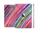 The Abstract Color Strokes Full Body Skin Set for the Apple iPad Mini 2