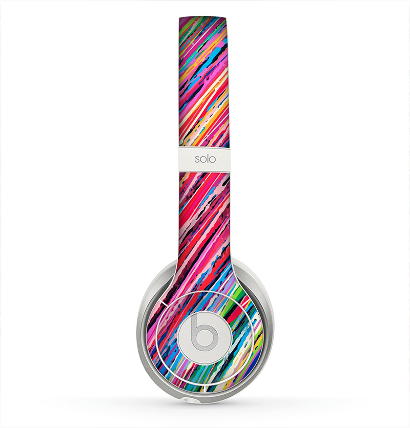 The Abstract Color Strokes Skin for the Beats by Dre Solo 2 Headphones
