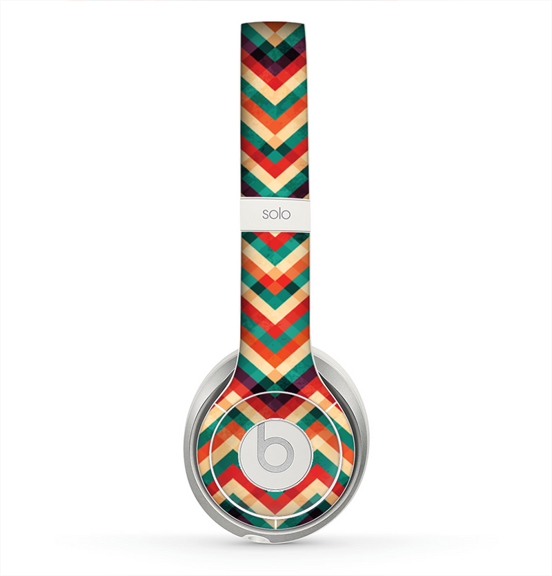 The Abstract Colorful Chevron copy Skin for the Beats by Dre Solo 2 Headphones
