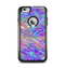 The Abstract Colorful Oil Paint Splatter Strokes Apple iPhone 6 Plus Otterbox Commuter Case Skin Set
