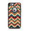 The Abstract Fall Colored Chevron Pattern Apple iPhone 6 Otterbox Defender Case Skin Set