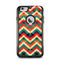 The Abstract Fall Colored Chevron Pattern Apple iPhone 6 Plus Otterbox Commuter Case Skin Set