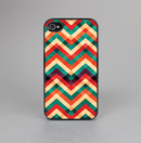 The Abstract Fall Colored Chevron Pattern Skin-Sert for the Apple iPhone 4-4s Skin-Sert Case