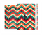 The Abstract Fall Colored Chevron Pattern Full Body Skin Set for the Apple iPad Mini 2