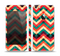 The Abstract Fall Colored Chevron Pattern Skin Set for the Apple iPhone 5