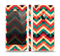 The Abstract Fall Colored Chevron Pattern Skin Set for the Apple iPhone 5s