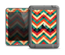 The Abstract Fall Colored Chevron Pattern Apple iPad Mini LifeProof Fre Case Skin Set